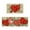 F, variant on Valentines Day Kitchen Mats Set of 2, Non- Valentines Kitchen Rugs Red Heart Romantic Floor Mat with Washable Backing Decorative Home Decor for Holiday Wedding Alfombras 16x24 and 16x43Inch