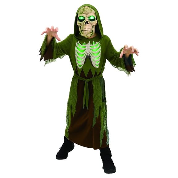 Ghoul Light up Costume for Children, Boy's Size M (8), by Way to Celebrate