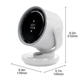 thumbnail image 3 of White 100 Gear Desktop Fan Timer Oscillation 3 Light Brightness Usb Powered Office Desk, 3 of 6