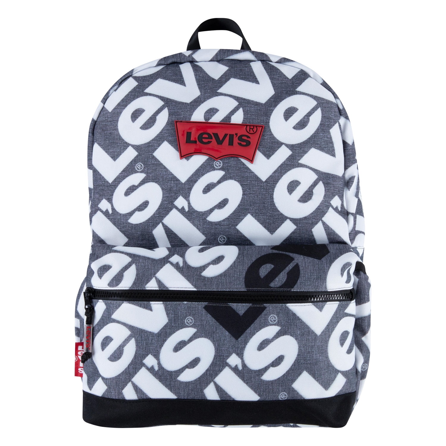 Levi's Unisex Classic Logo Backpack, Grey & White 