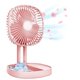 thumbnail image 1 of Ventilador de escritorio portátil eléctrico, funciona con pilas, plegable, para mesa, con enchufe USB, silencioso, para dormitorio, 1 of 5