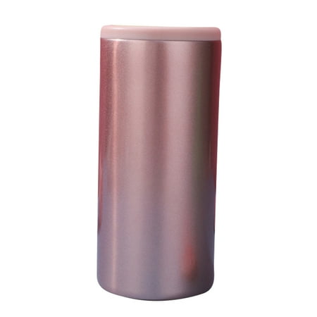

12oz Vacuum Drink Holder Stainless Steel Double Wall Beer Beverage Can Cooler