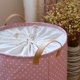 thumbnail image 4 of Cesto de ropa sucia plegable de tela de algodón y lino, cesto de almacenamiento de ropa, cubo de almacenamiento de juguetes, cesto de ropa sucia plegable, 4 of 5