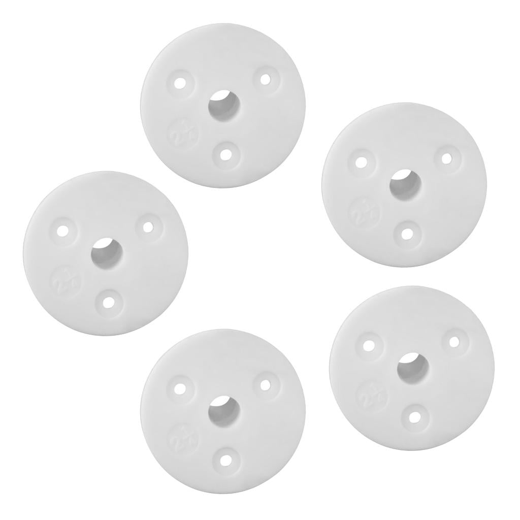 harayaa 3x5 Pieces Rubber Golf Driving Range Practice Tee Holder Tees Divot Tool White 3 Pcs