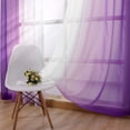 thumbnail image 3 of Faux Grommet Light Filtering Semi Sheer Gradient Window Curtain, 3 of 7