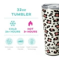 thumbnail image 2 of Swig Life 32oz Tumbler | Insulated Stainless Steel Travel Tumbler | Luxy Leopard, 2 of 5