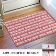 thumbnail image 3 of Red Christmas Pattern Door Rugs,Washable Non Slip Door Mats Indoor,Decorative Door Mats,Entry Mat Indoor for Entrance,Bedroom,Kitchen,Bathroom,16"x24", 3 of 6