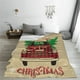 thumbnail image 5 of Balery Christmas Vintage Red Truck Manta de Felpa Suave y Acogedora – Cobija de Franela Aterciopelada para Cama, Lavable y Cálida para Sofá, Mascotas, Transpirable-50"x40", 5 of 7