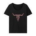 thumbnail image 1 of Camiseta para Mujer Yuyangstore Ropa Deportiva Cómoda Manga Corta XL, 1 of 7