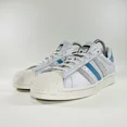 thumbnail image 2 of Adidas Blue White Superstar Men's Originals Lifestyle Shoes Athletic Sneakers, 2 of 6