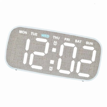 ANXPTIME Digital Alarm Clock LED Digital Clock Electric Desk Clock with Day of Week