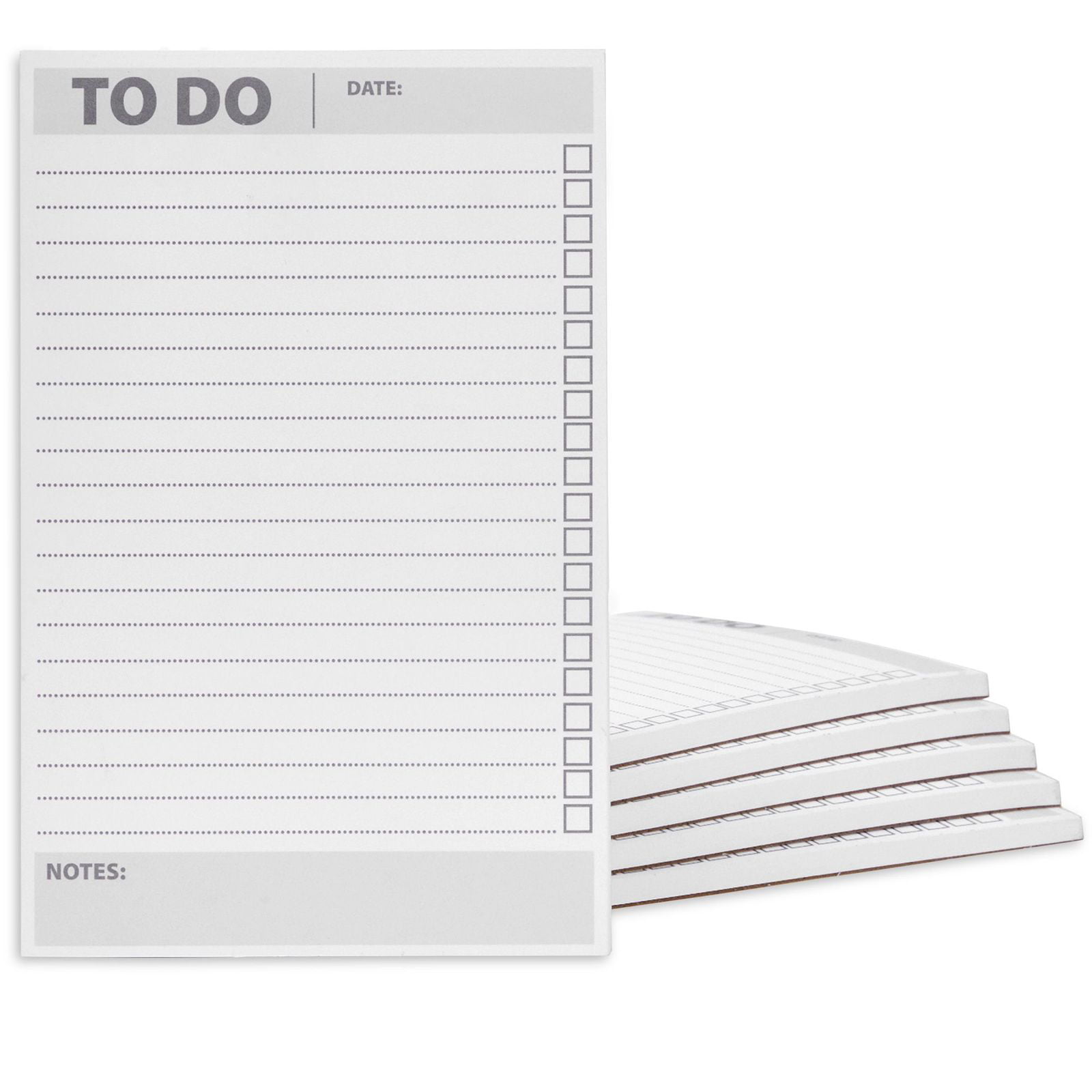 8.5 x 5.5 Inches 1-Sided Juvale 6-Pack 100 Sheets per Pad Weekly Time Clock Record Cards for Employees 