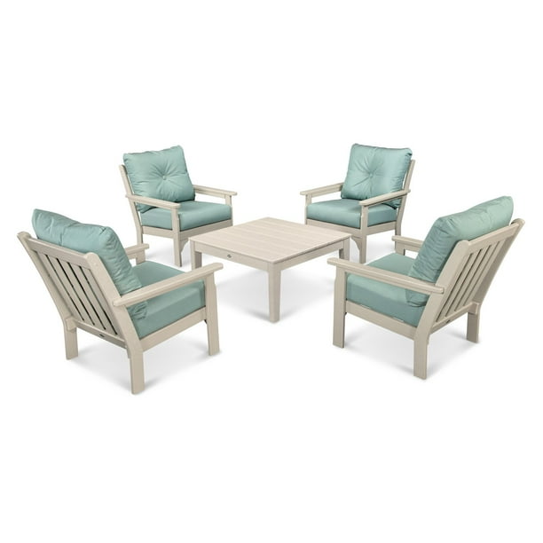 Polywood Reg Vineyard High Density Polyethylene 5 Piece Patio Conversation Set Com - Hdpe Patio Chairs Polywood Reg Vineyard High Density Polyethylene 5 Piece Patio Conversation Set Com - Hdpe Patio Chairs