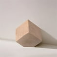 thumbnail image 3 of Meridina Furniture Block Beige Travertine Decorative Cube, 3 of 5