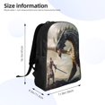 thumbnail image 3 of Hirioo Swordsman Cool Dragon for Travel Backpack for Women Men, Lightweight and Durable,Gift for Weekender, College, Work,and Outdoor Activities, 3 of 5