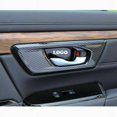 thumbnail image 4 of Pour Honda CR-V 2017-2021 Style Fibre de Carbone Garniture de Poignée de Porte Intérieure Auto 4x, 4 of 4