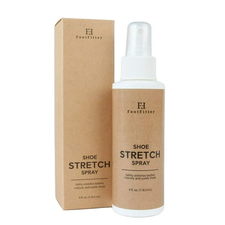 FootFitter Shoe and Boot Stretch Spray - Stretcher Solution for Leather, Suede, Nubuck, and Canvas!, 4 (Best Shoe Polish For Leather Boots)