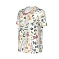 thumbnail image 2 of Balery Watercolor Floral Baseball Jersey for Men Casual Button Down Shirts Short Sleeve Active Team Sports Uniform-Medium, 2 of 9