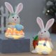 thumbnail image 4 of Muñeco de conejo iluminado YONGSHENG decoraciones de Pascua Navidad regalo de Año Nuevo, 4 of 5