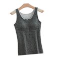 thumbnail image 1 of Camisas térmicas sin mangas para mujer Chaleco de cuello con sujetador incorporado ropa interior térmica camiseta sin mangas térmica, 1 of 6