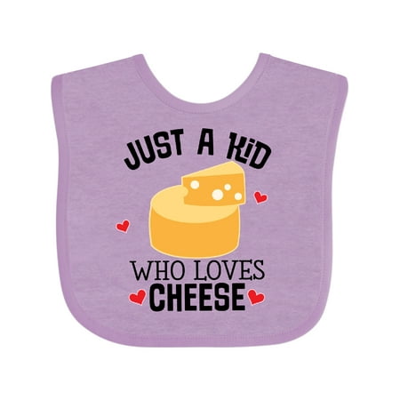 

Inktastic Cheese Lover Kids Outfit Gift Baby Boy or Baby Girl Bib