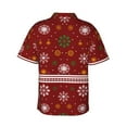 thumbnail image 3 of Goofa Merry Christmas Hawaiian Shirt for Men, Unisex Summer Beach Casual Short Sleeve Button Down Shirts,Aloha Tropical Floral print shirt-Small, 3 of 9