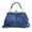 Blue, variant on Vintage Kiss Lock Handbag PU Leather Evening Clutch Satchel Retro Hollow Crossbody Shoulder Purse Tote