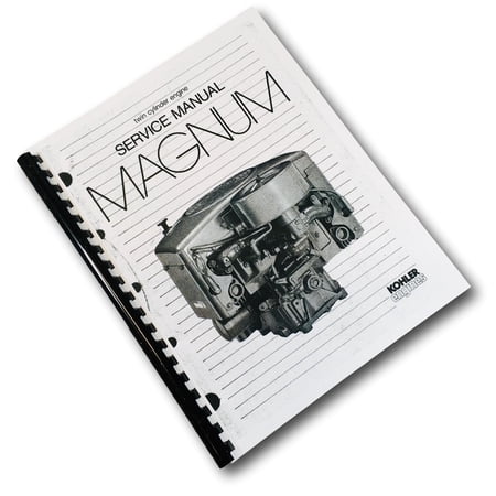 Kohler Magnum Mv16 Mv18 Mv20 Twin Cylinder Engine Service Repair Manual Book