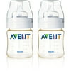 Philips AVENT 524 SCF66027KS Extra Durable 4-ounce Natural Feeding Bottle Twin Pack