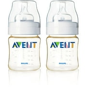 Philips AVENT 524 SCF66027KS Extra Durable 4-ounce Natural Feeding Bottle Twin Pack