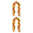 thumbnail image 3 of Wosthever Guirnaldas de hojas de arce artificiales colgantes portátiles DIY hojas de otoño falsas vides interior al aire libre boda cena fiesta Type3 NO3, 3 of 6