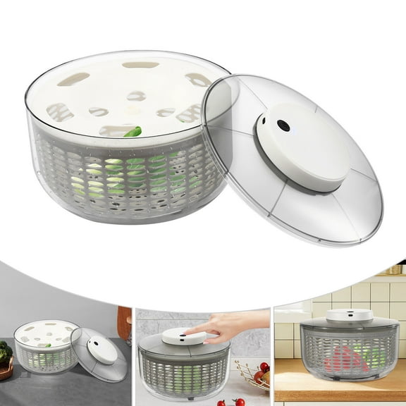 TFCFL 6.34Qt Vegetable Dehydrator Electric Salad Spinner Fruit Vegetable Washer Dryer