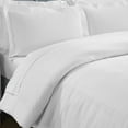 thumbnail image 4 of Superior Brandon Embroidered Cotton Duvet Cover Set, Full/Queen, White/White, 4 of 11