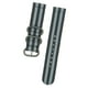 thumbnail image 5 of Pulsera con hebilla de 3 anillos de acero inoxidable con tira de nailon gris negro de 18-24 mm 22mm Yuyangstore correa de reloj de nailon, 5 of 5