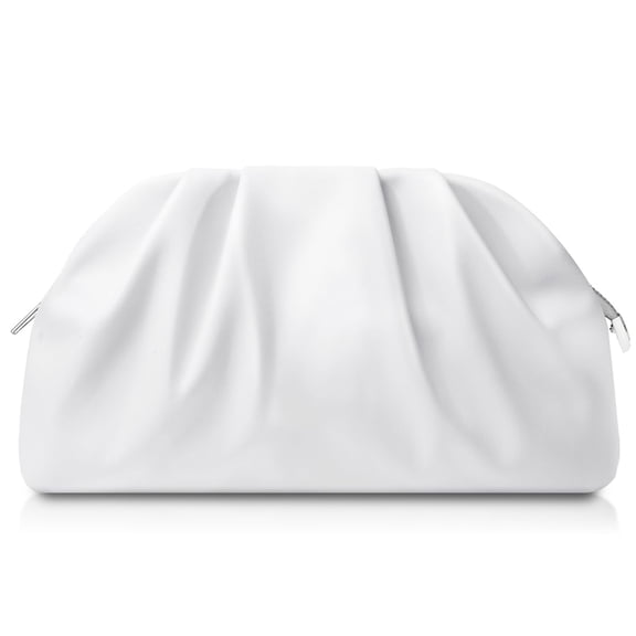 Clutch Purse for Women Soft Pleated PU Wedding Clutch, Elegant Evening Bag for Galas, Proms,Cocktail Parties