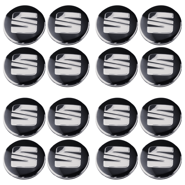 4 Uds Cubierta Del Cubo La 56MM Tapa Emblema Logotipo para Seat Leon 5F Ibiza