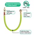 thumbnail image 4 of Minimprover Lead -Free Brass 16.9" Winterize Sprinkler System RV Motorhome Boat Camper and Travel Trailer: Air Comp Quick-Connect Plug To 3/4" Garden Hose Faucet Blow Out Adapter Fitting with Valve, 4 of 6