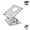 Silver, variant on Rotating Stand for Laptop, Adjustable Laptop Stand with 360 Rotating Base, Ergonimic Foldable Laptops Riser for Desk, Stable Base Holder for Tablets,Laptops