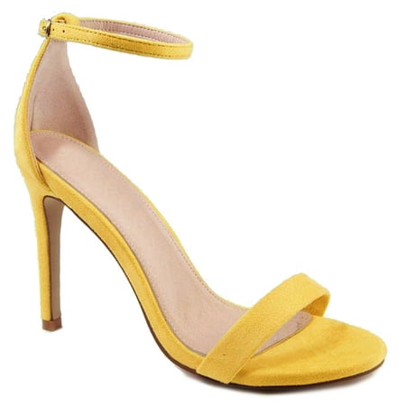 Women's Ankle Strap Dress Open Toe Stiletto High Heel Sandal (FREE ...