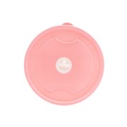 Smart Home Nesting Container Set with Rose Pink Vented Lids, 8 Pieces