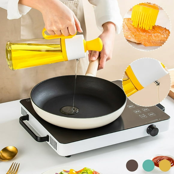 Sentmoon Todays Deals Clearance Sales Glass Olive Oil Distributor Bottle With Brush 2 In 1, Burette Measuring Oil Distributor Bottle, Used For Kitchen Cooking, Fryer, Etc Prime Day Deals 2024 Canada