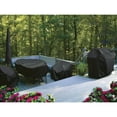 thumbnail image 2 of Two Dogs Designs 2D-FP44441 Square Fire Pit Cover w/ UV Protection, 44 In, Black, 2 of 2