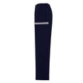 thumbnail image 5 of asdoklhq Women's Scrub Set Breathable Stretchy Pants Women's Color-blocked Short-sleeved V-neck Pocket Trousers Loose-fitting Caregiver Uniform Set Navy XL, 5 of 5