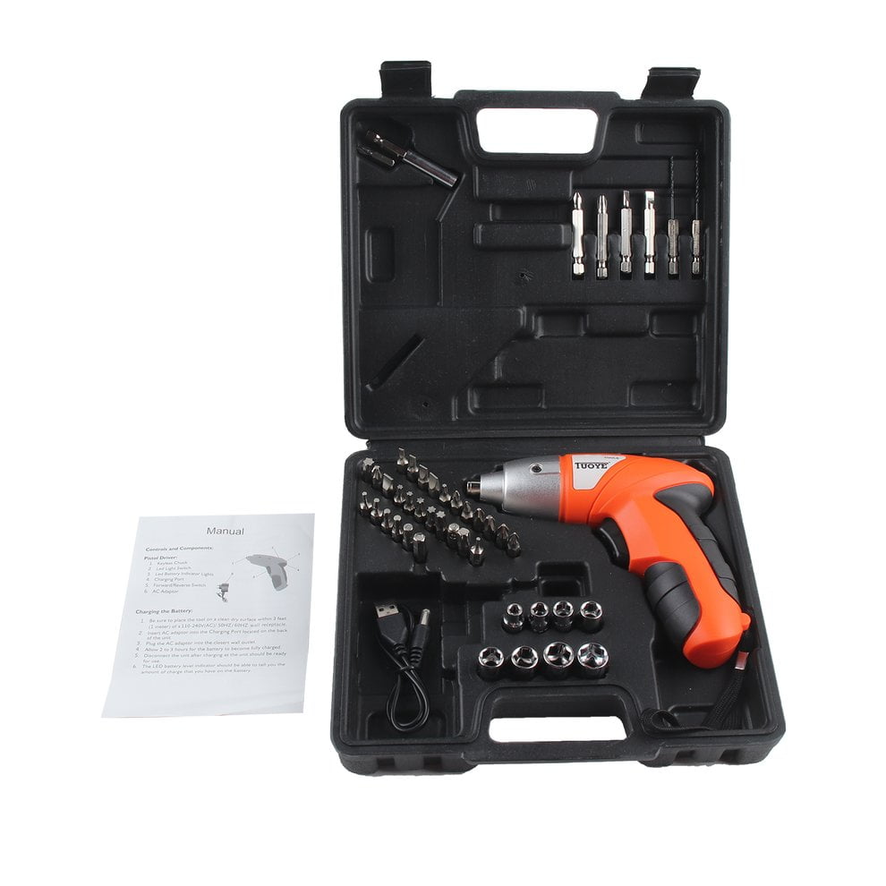 Rechargeable 4.8V Cordless Electric Drill Pistol Drill Electric