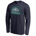thumbnail image 2 of Men's Navy Seattle Mariners Hometown Collection Cascadia Long Sleeve T-Shirt, 2 of 4