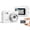 White, variant on Small Digital Camera Device With Keychain Feature 1080P Video 32GB Preloaded
