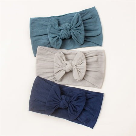 

Aayomet Toddler Baby Boys Girls Solid Bow Hairband Headwear Headband Elastics Hair Headbands for Baby Girls Big Bows