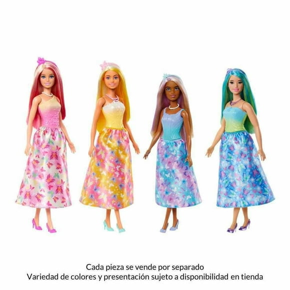 Muñeca Barbie Fantasía Doncellas Vestidos de Ensueño Varios Modelos 1 pieza