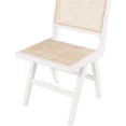 thumbnail image 6 of Meridian Furniture Preston White Dining Side Chair (Set of 2), 6 of 8