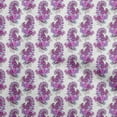 thumbnail image 1 of oneOone Cotton Poplin Twill Purple Fabric Paisleys Sewing Fabric By The Yard Printed Diy Clothing Sewing Supplies 56 Inch Wide, 1 of 1